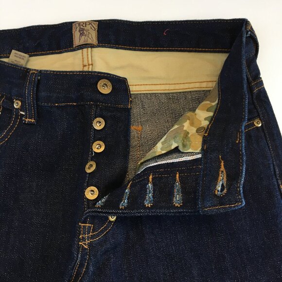 PSPS Skinny Fit Button Fly Selvedge Jeans 32 - Picture 6 of 12